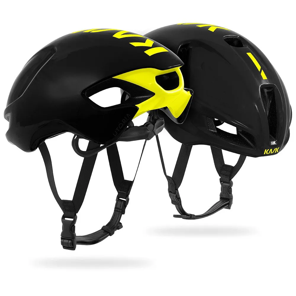 Kask Utopia Helm, Black / yellow fluo Kask Utopia Helm, Black / yellow fluo