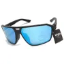 Kayak Sonnenbrille, Black, Blue Mirror/CAT3