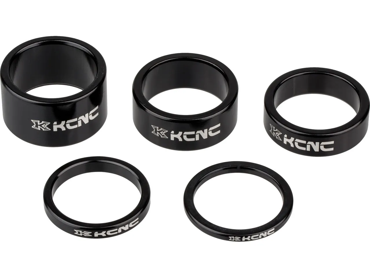 KCNC Headset Spacer Set für 1 1/8" 5-teilig KCNC Headset Spacer Set für 1 1/8" 5-teilig