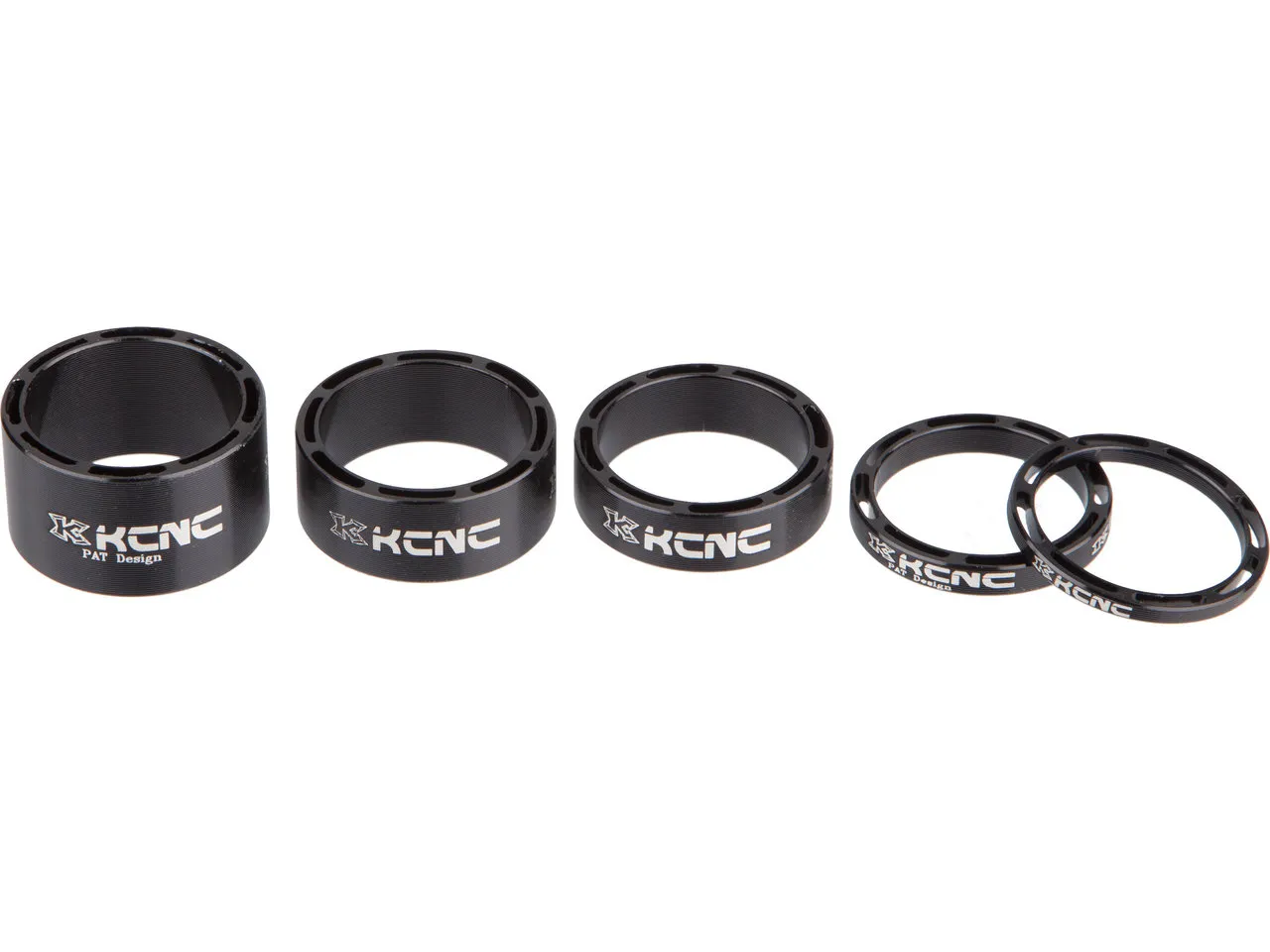 KCNC Hollow Headset Spacer Set für 1 1/8" 5-teilig KCNC Hollow Headset Spacer Set für 1 1/8" 5-teilig