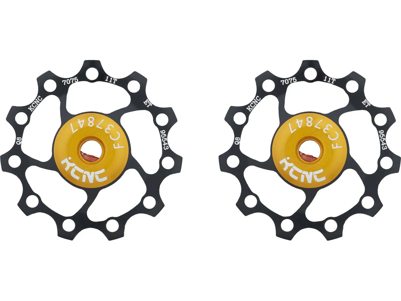 KCNC Jockey Wheel Alu Schalträdchen - 1 Paar KCNC Jockey Wheel Alu Schalträdchen - 1 Paar