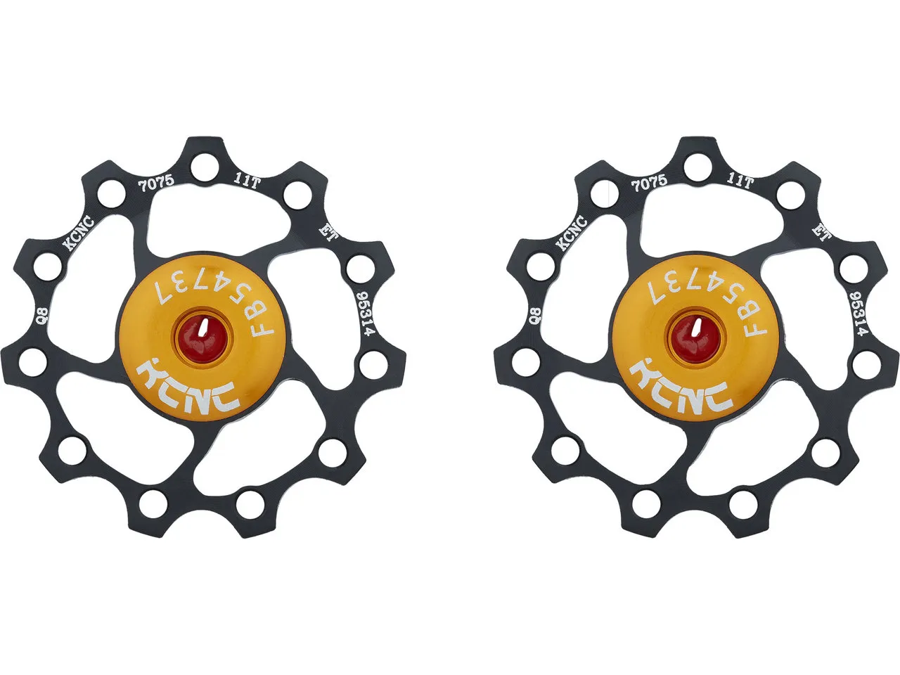 KCNC Jockey Wheel Alu Schalträdchen mit Keramiklager - 1 Paar KCNC Jockey Wheel Alu Schalträdchen mit Keramiklager - 1 Paar