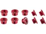 KCNC Kettenblattschraubenset Road M8,5 kurz, Schwarz, one_size