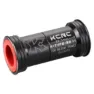 KCNC Press Fit Bb86 24/25 Mm Lagerschalen, Black, 86.5mm
