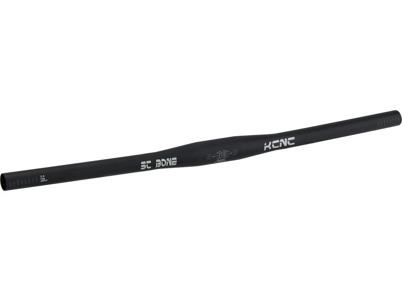 KCNC SC Bone 31.8 Flat Lenker, Schwarz, 600mm 8° KCNC SC Bone 31.8 Flat Lenker, Schwarz, 600mm 8°
