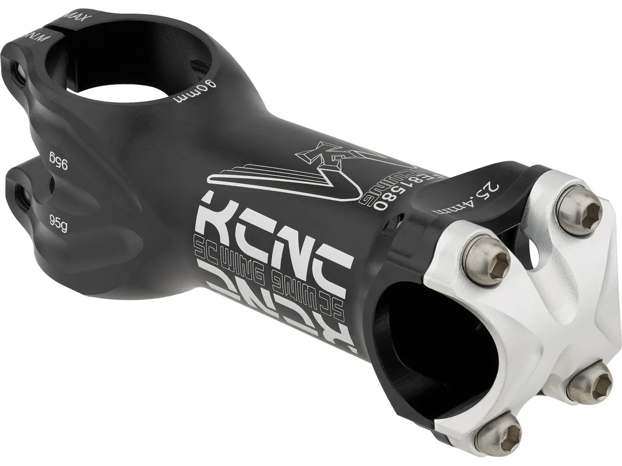 KCNC SC Wing Vorbau 25,4 mm 5°, Schwarz, 90mm KCNC SC Wing Vorbau 25,4 mm 5°, Schwarz, 90mm