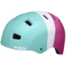Turquoise / white / pink