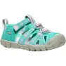 Bright aqua / pink