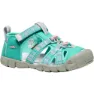 Bright aqua / pink