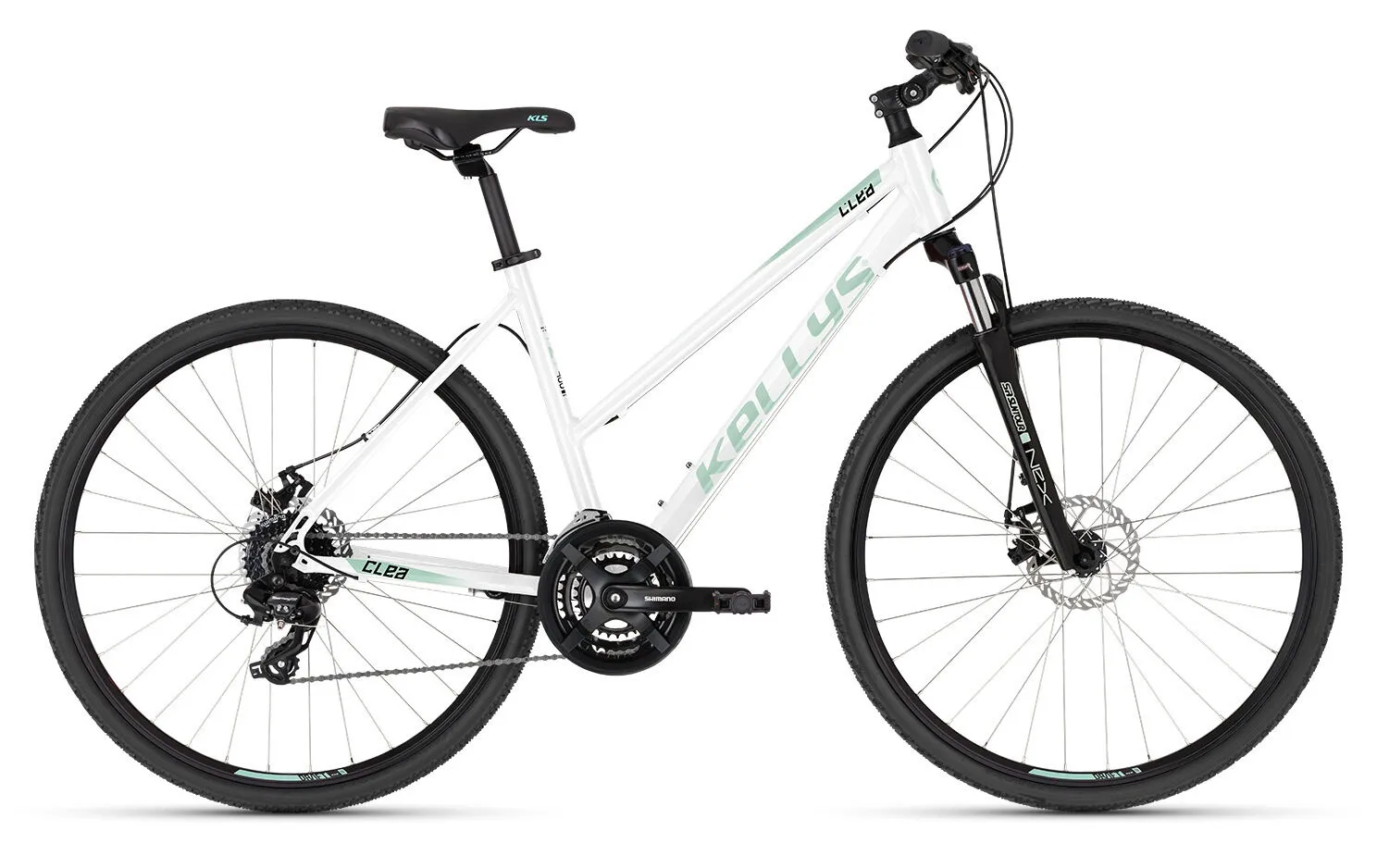 Kellys Clea 70 Frost White 28" Trapez Kellys Clea 70 Frost White 28" Trapez