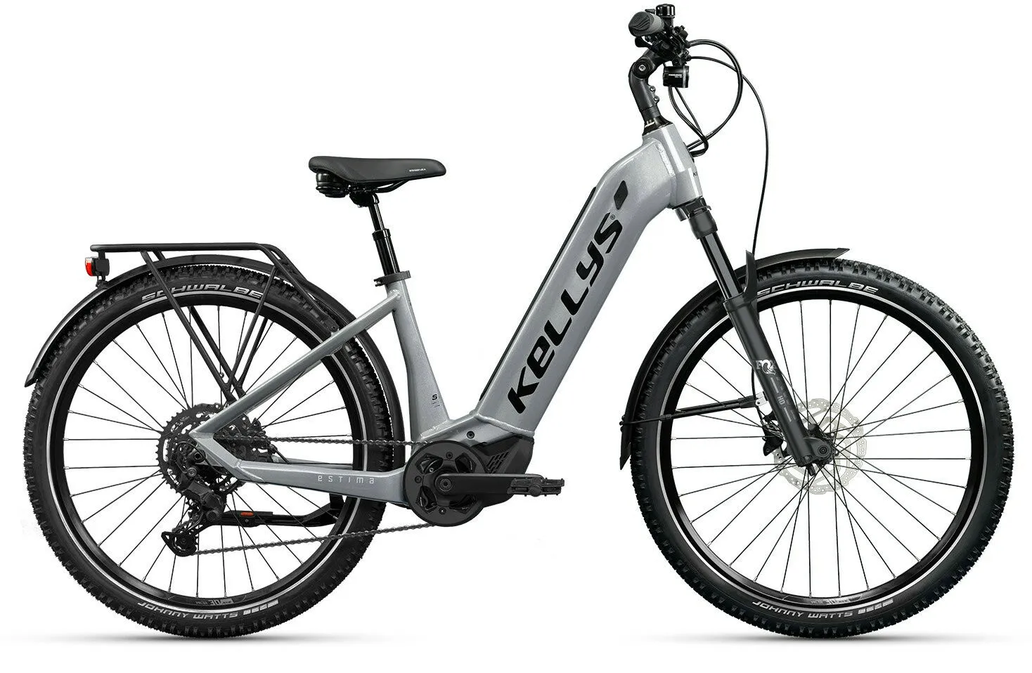 Kellys Estima X70 P Light Grey 27,5" 820 Wh Wave Kellys Estima X70 P Light Grey 27,5" 820 Wh Wave