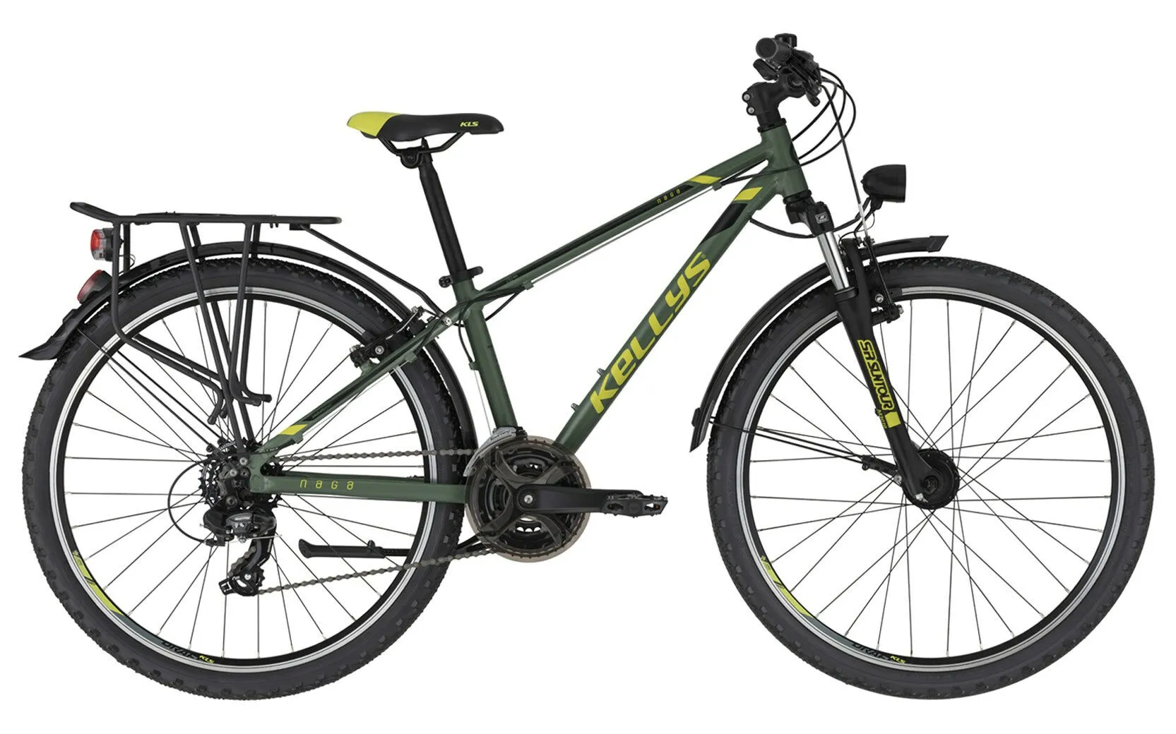 Kellys Naga 80 Green 26" Diamant, Hersteller-green, 13.5"