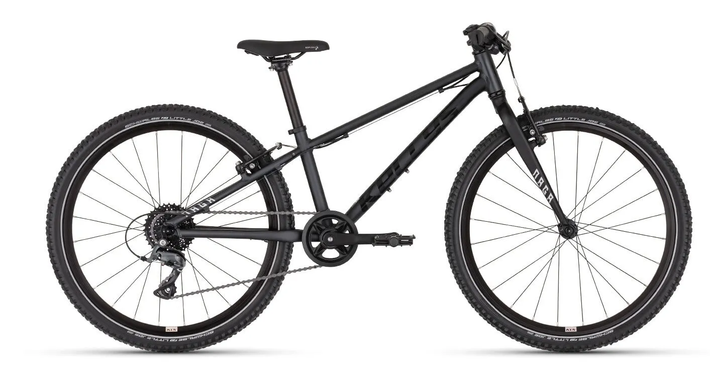 Kellys Naga Air 70 Black 24" Diamant, Hersteller-black, 24"
