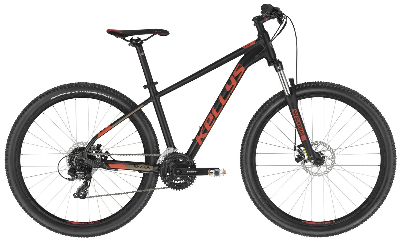 Kellys Spider 30 Black 26" Diamant, Schwarz, XS Kellys Spider 30 Black 26" Diamant, Schwarz, XS
