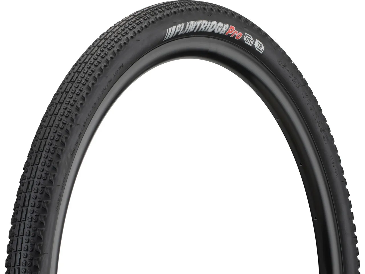 Kenda Flintridge Pro TR 28" Faltreifen, Schwarz, 45-622 (700 x 45C)