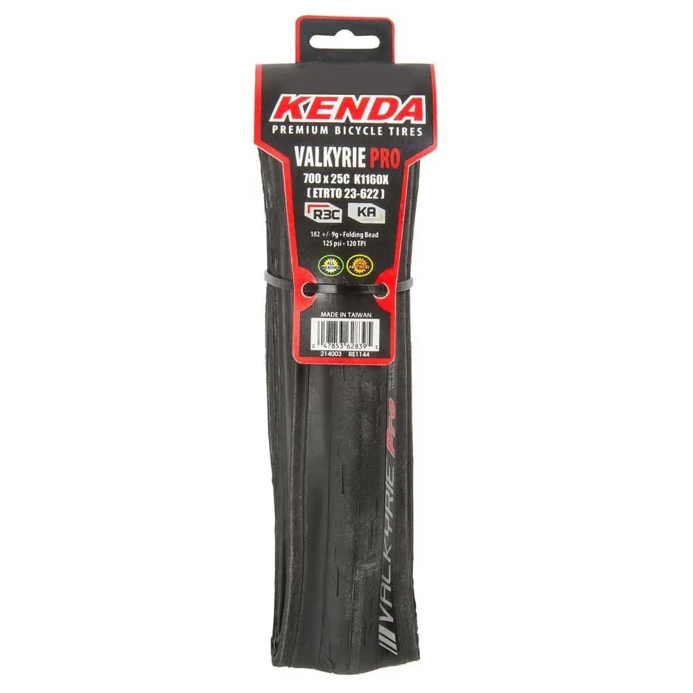 Kenda Valkyrie Pro K1160 700c X 23 Rennradreifen, Black, 700C x 23 Kenda Valkyrie Pro K1160 700c X 23 Rennradreifen, Black, 700C x 23