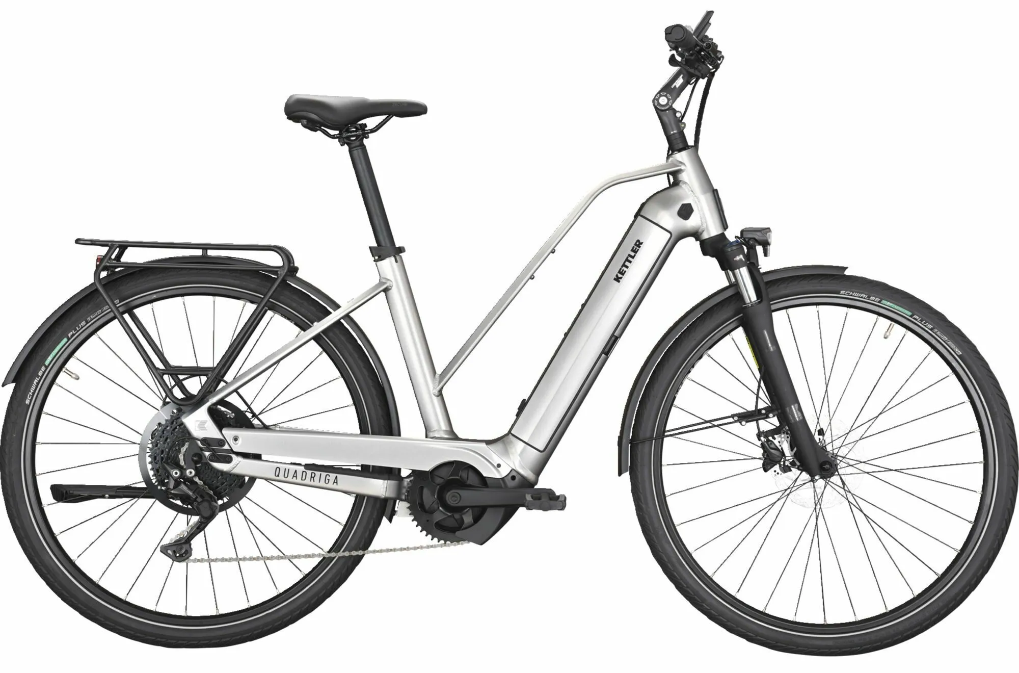 Kettler Quadriga P10 chrome matt / black shiny 28" 625 Wh Trapez, Hersteller-chrome matt / black shiny, 48cm Kettler Quadriga P10 chrome matt / black shiny 28" 625 Wh Trapez, Hersteller-chrome matt / black shiny, 48cm