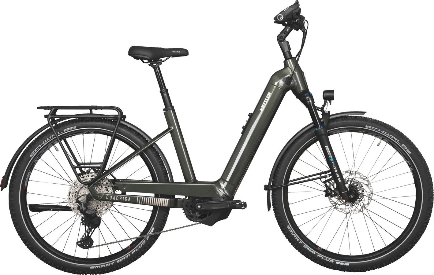 Kettler QUADRIGA TOWN & COUNTRY COMP CX11 LG classic green shiny 27,5" 750 Wh Wa Kettler QUADRIGA TOWN & COUNTRY COMP CX11 LG classic green shiny 27,5" 750 Wh Wa