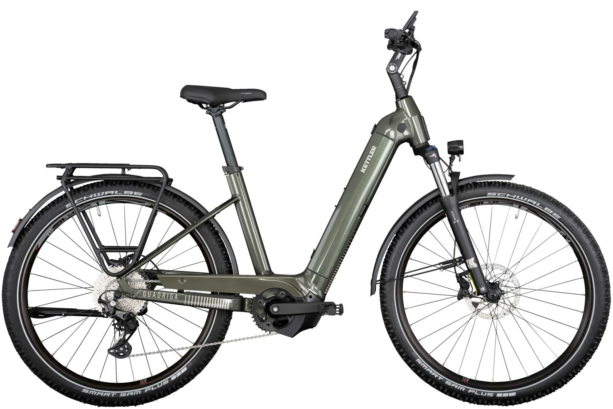 Kettler Quadriga Town & Country CX10 LG classic green shiny / classic beige 27,5 Kettler Quadriga Town & Country CX10 LG classic green shiny / classic beige 27,5