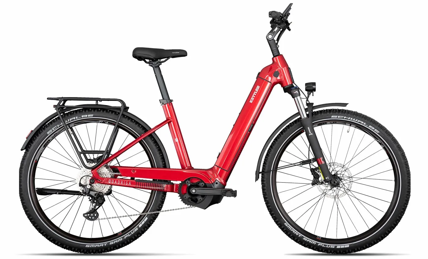 Kettler Quadriga Town & Country CX10 LG classic red shiny / black shiny 2023 27, Kettler Quadriga Town & Country CX10 LG classic red shiny / black shiny 2023 27,