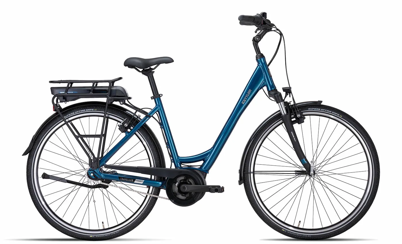 Kettler TRAVELLER-SILVER - 400Wh 7N-RT Wave, Blau, 50cm Kettler TRAVELLER-SILVER - 400Wh 7N-RT Wave, Blau, 50cm