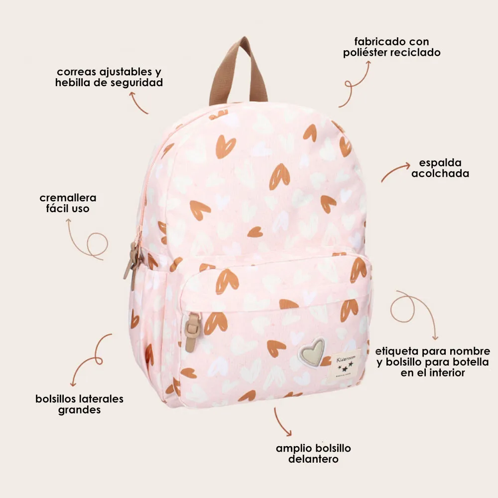 Kidzroom Loving Days Rucksack, Pink