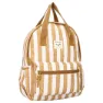 Kidzroom Stripe Frenzy Rucksack, Brown / white
