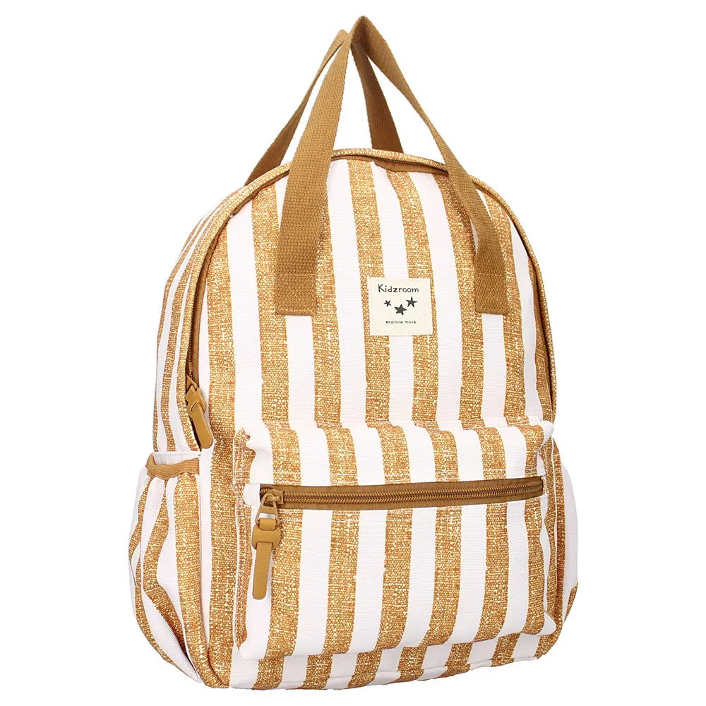 Kidzroom Stripe Frenzy Rucksack, Brown / white Kidzroom Stripe Frenzy Rucksack, Brown / white