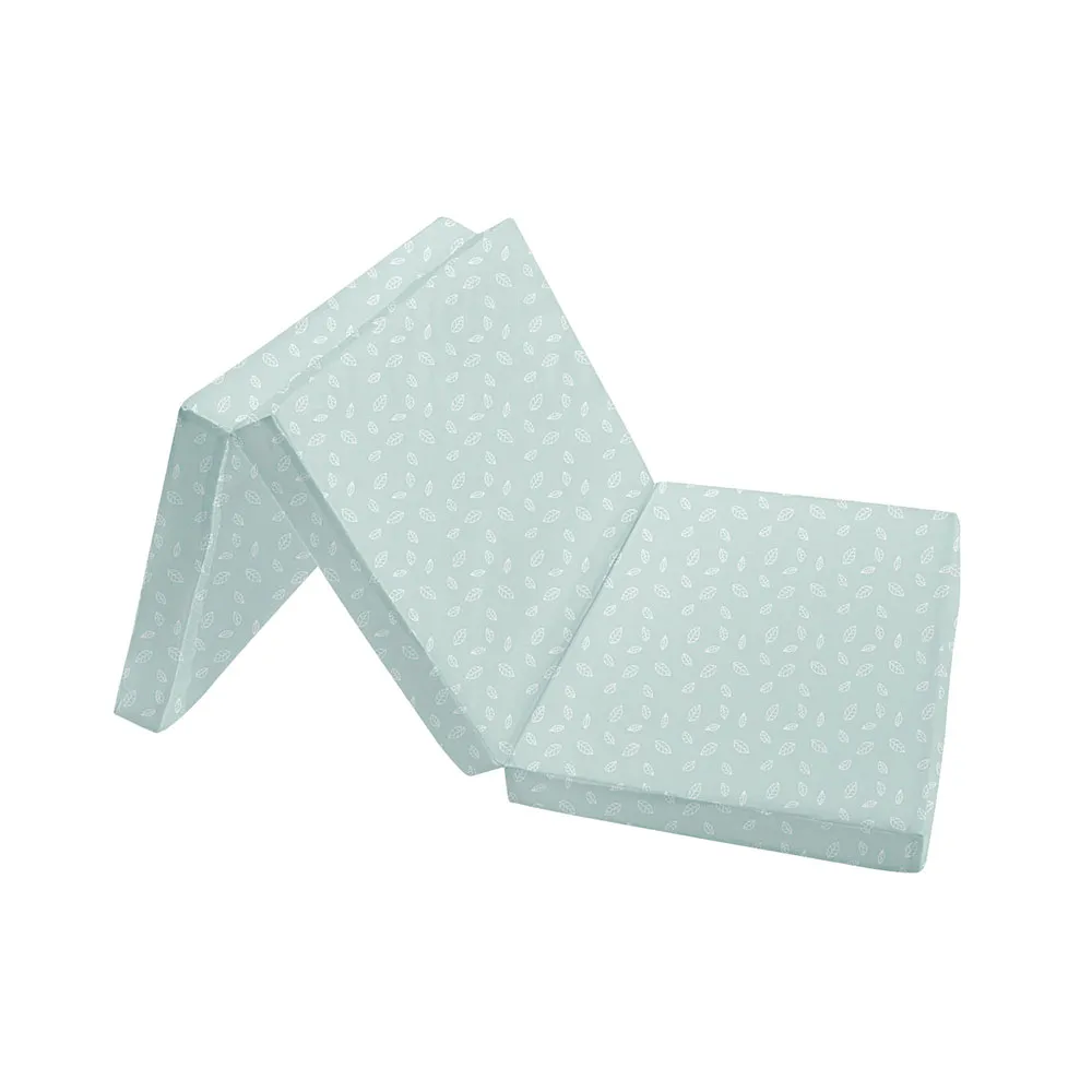 Kikkaboo Faltmatratze Mit Blättermotiv 60/120/5 Cm, Mint Kikkaboo Faltmatratze Mit Blättermotiv 60/120/5 Cm, Mint