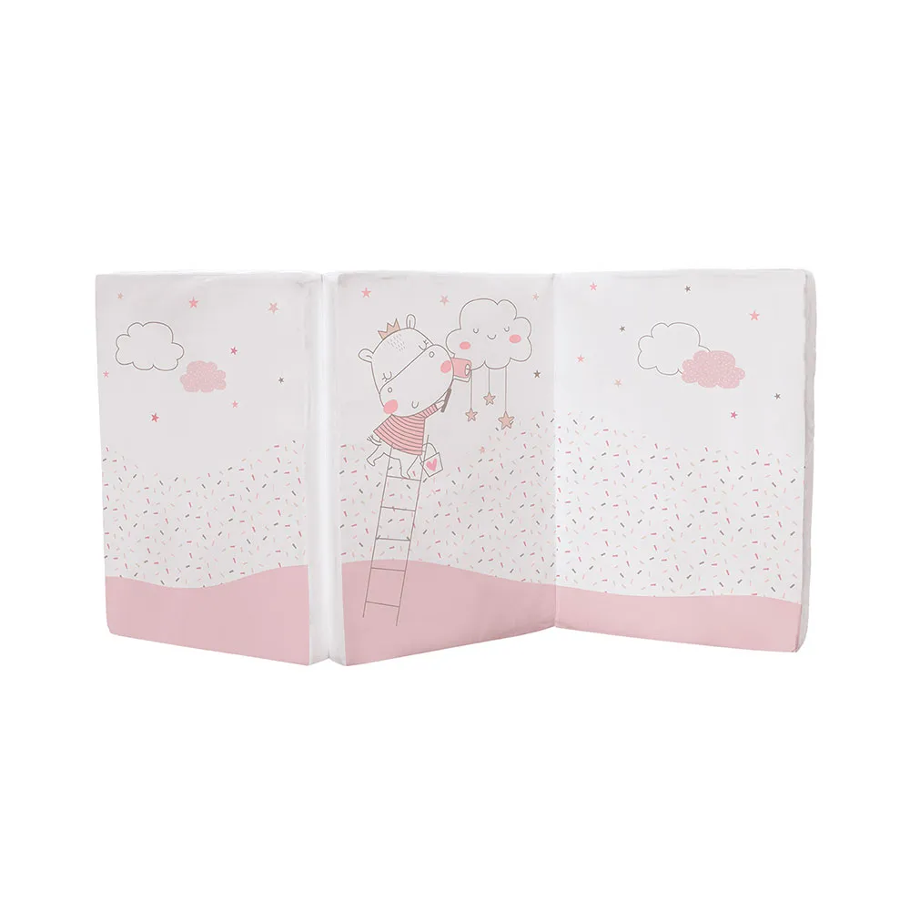 Kikkaboo Hippo Dreams Faltmatratze 60/120/5 Cm, Multicolor Kikkaboo Hippo Dreams Faltmatratze 60/120/5 Cm, Multicolor
