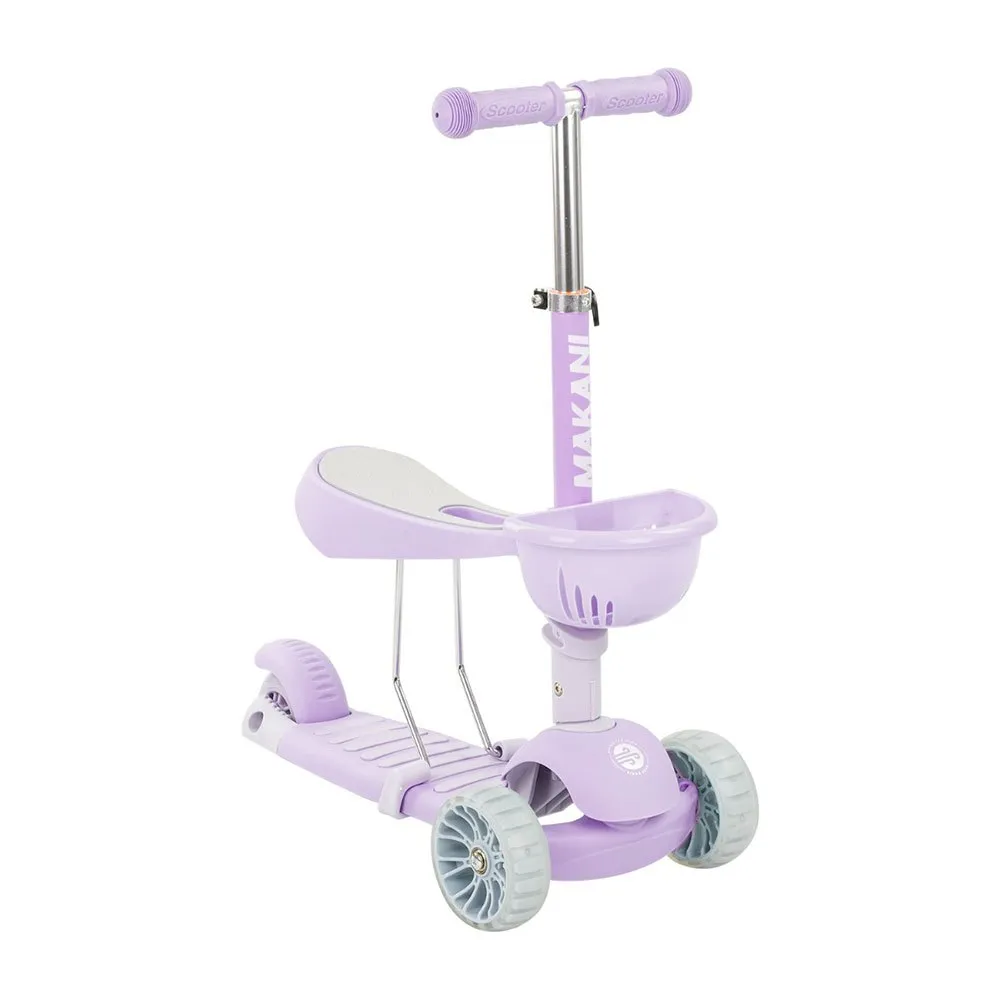 Kikkaboo Makanir Bonbon 3 In 1 Candy Tretroller, Purple, One Size