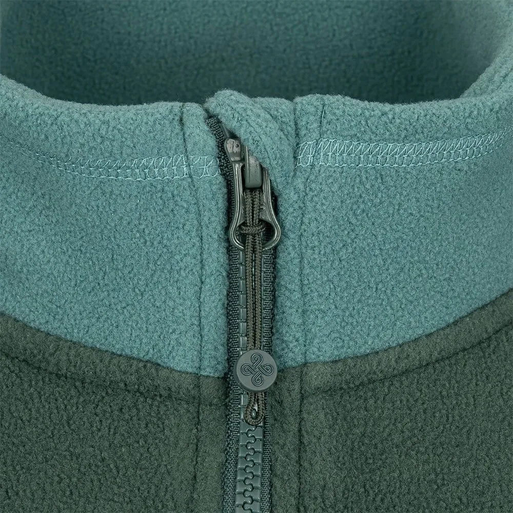 Kilpi Glander Fleece Mit Durchgehendem Reißverschluss, Dark green