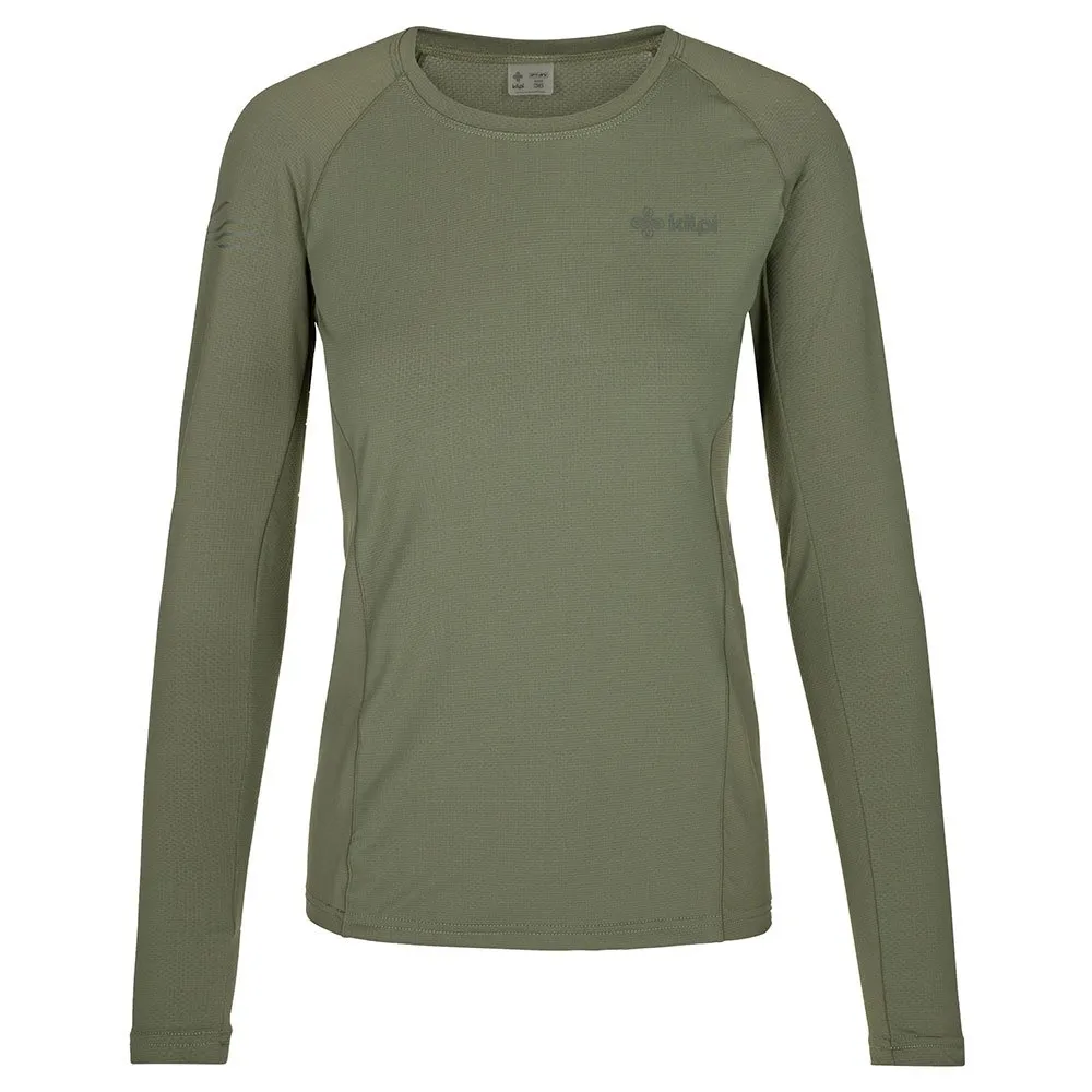 Kilpi Lina Langarm-t-shirt, Khaki Kilpi Lina Langarm-t-shirt, Khaki
