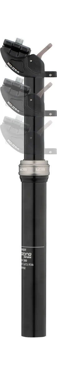 Kind Shock Dropzone Remote 100 mm Sattelstütze, Schwarz, 31.6mm / 350mm / SB 20mm / ohne Remote Kind Shock Dropzone Remote 100 mm Sattelstütze, Schwarz, 31.6mm / 350mm / SB 20mm / ohne Remote