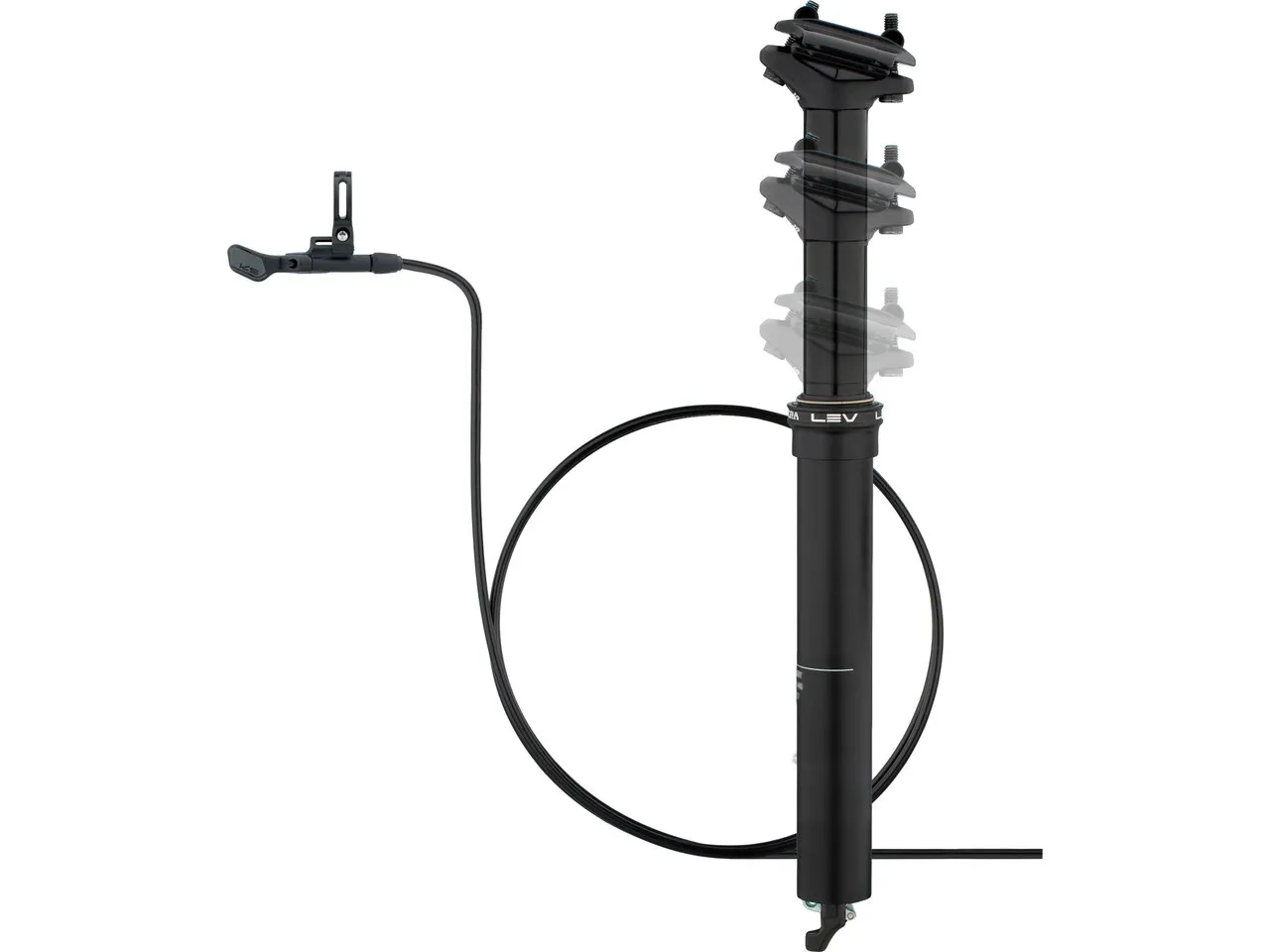 Kind Shock LEV Integra 125 mm Sattelstütze, Schwarz, 31.6mm / 390mm / SB 0mm / ohne Remote Kind Shock LEV Integra 125 mm Sattelstütze, Schwarz, 31.6mm / 390mm / SB 0mm / ohne Remote