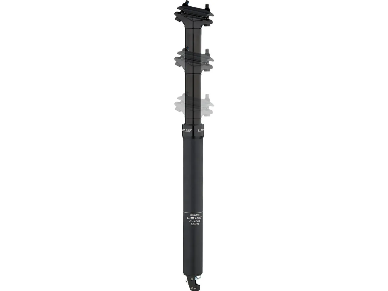 Kind Shock LEV-Si 150 mm Sattelstütze, Schwarz, 30.9mm / 445mm / SB 0mm / ohne Remote Kind Shock LEV-Si 150 mm Sattelstütze, Schwarz, 30.9mm / 445mm / SB 0mm / ohne Remote