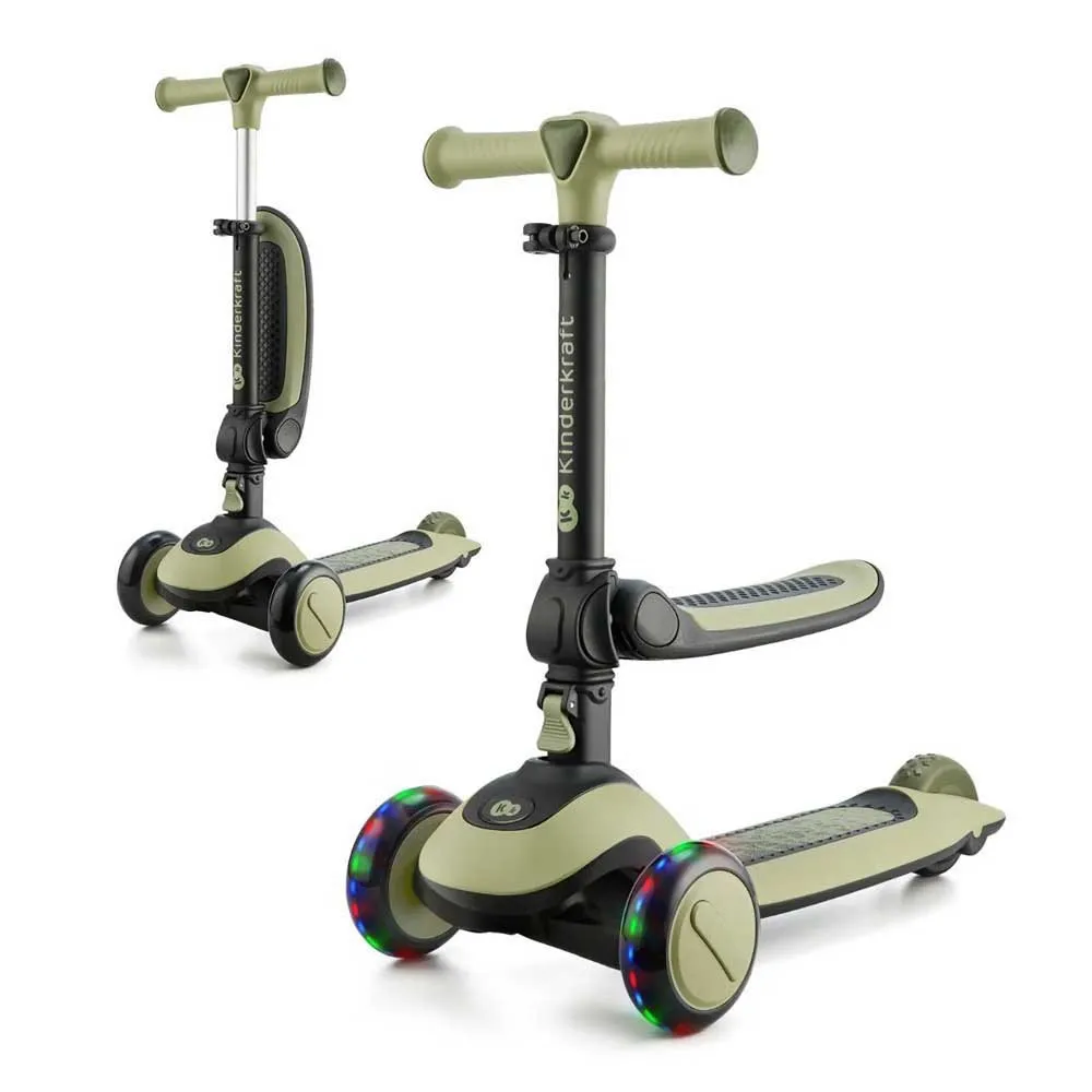 Kinderkraft Halley Grassland Tretroller, Green, One Size