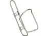 King Cage Flat Top Edelstahl Flaschenhalter, Grau, one_size