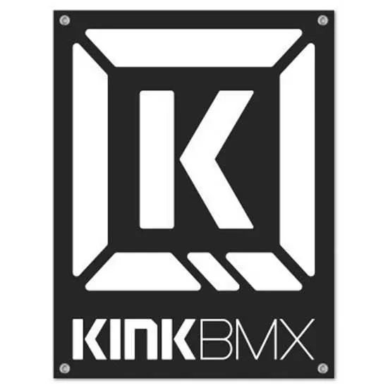 Kink BMX Hanging Banner, Black / white, One Size Kink BMX Hanging Banner, Black / white, One Size