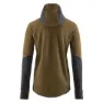 Klättermusen Hugin Zip Hoodie Softshelljacke, Olive / raven
