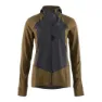 Klättermusen Hugin Zip Hoodie Softshelljacke, Olive / raven