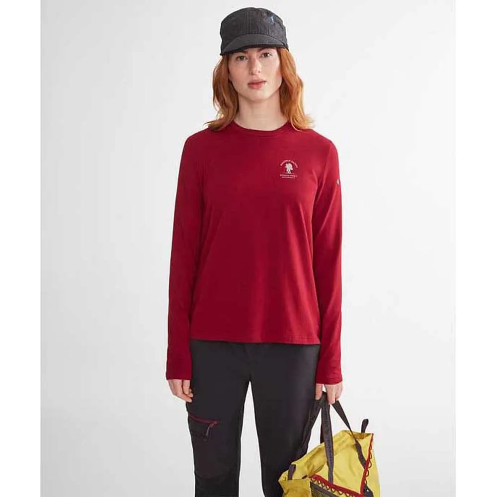 Klättermusen Nordic Explorer Langarm-t-shirt, Burnt russet