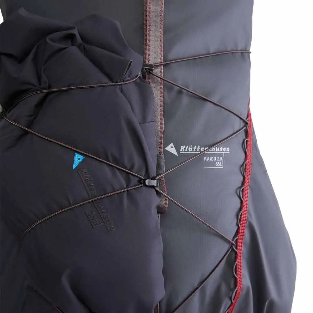 Klättermusen Raido 2.0 Rucksack 55l, Raven Klättermusen Raido 2.0 Rucksack 55l, Raven