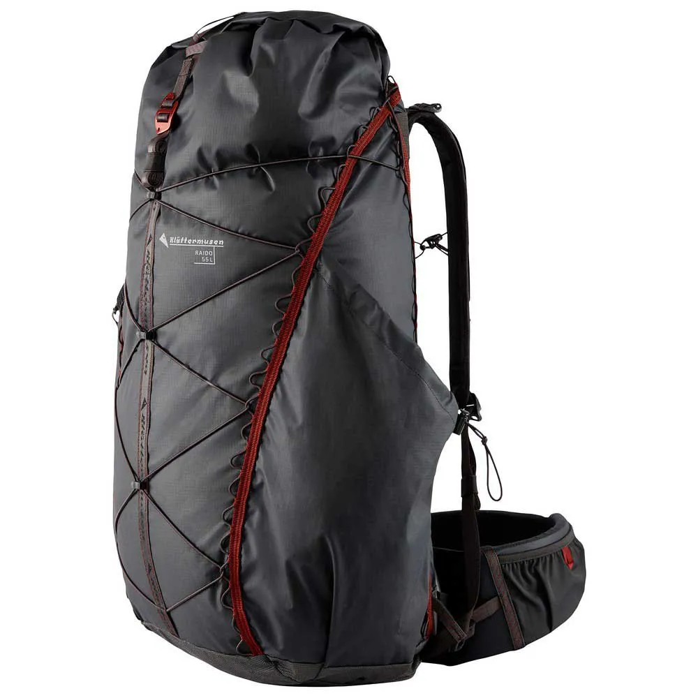Klättermusen Raido 55l Rucksack, Raven Klättermusen Raido 55l Rucksack, Raven