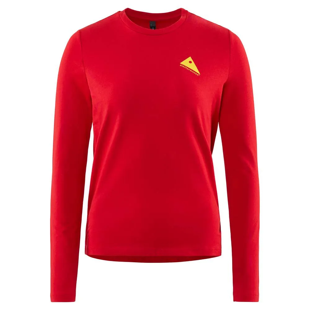 Klättermusen Runa Commitment Langarm-t-shirt, True red