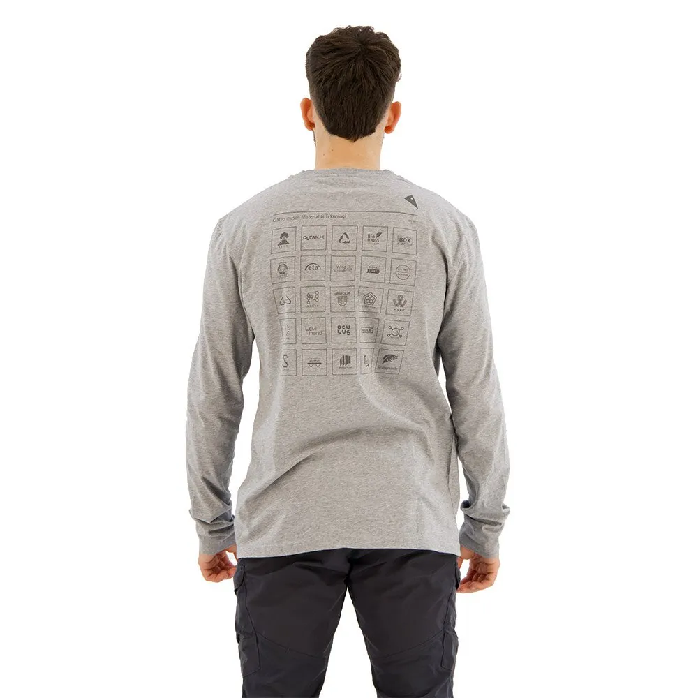 Klättermusen Runa Elements Langarm-t-shirt, Grey melange Klättermusen Runa Elements Langarm-t-shirt, Grey melange