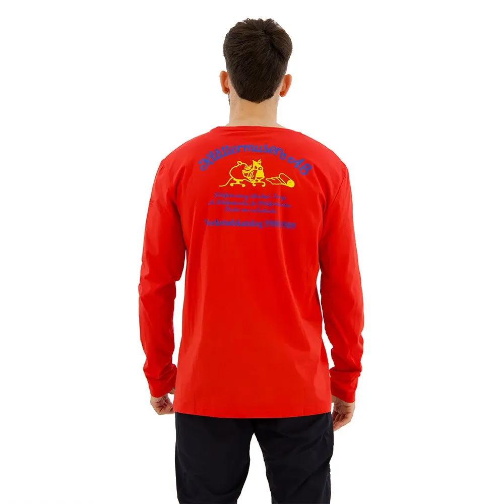 Klättermusen Verkstad 1980 Langarm-t-shirt, Molten lava