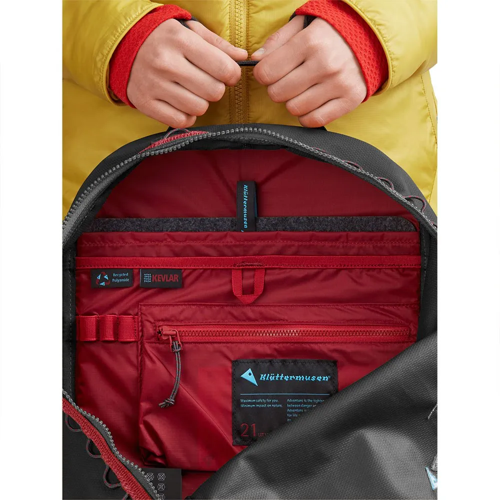 Klättermusen Wunja 21l Rucksack, Raven Klättermusen Wunja 21l Rucksack, Raven