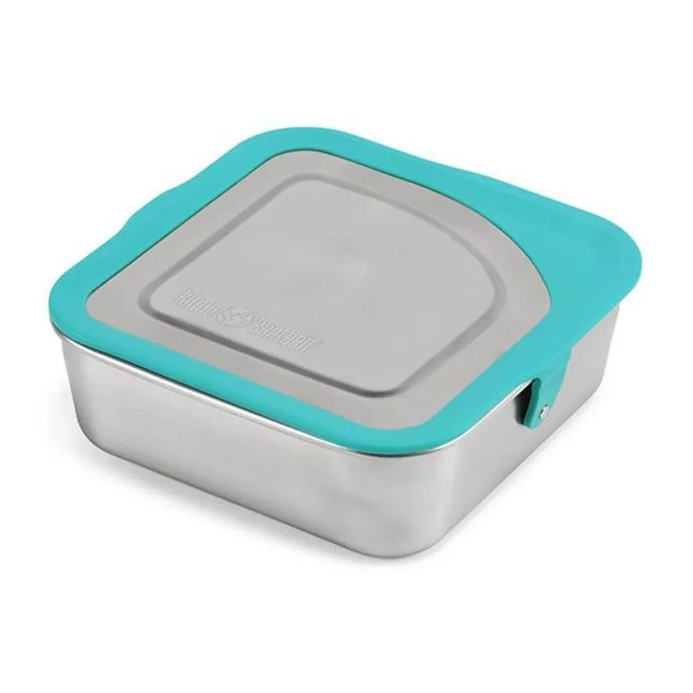 Klean Kanteen Food 590ml Hermetic Brotdose, Brushed stainless / aqua, One Size Klean Kanteen Food 590ml Hermetic Brotdose, Brushed stainless / aqua, One Size