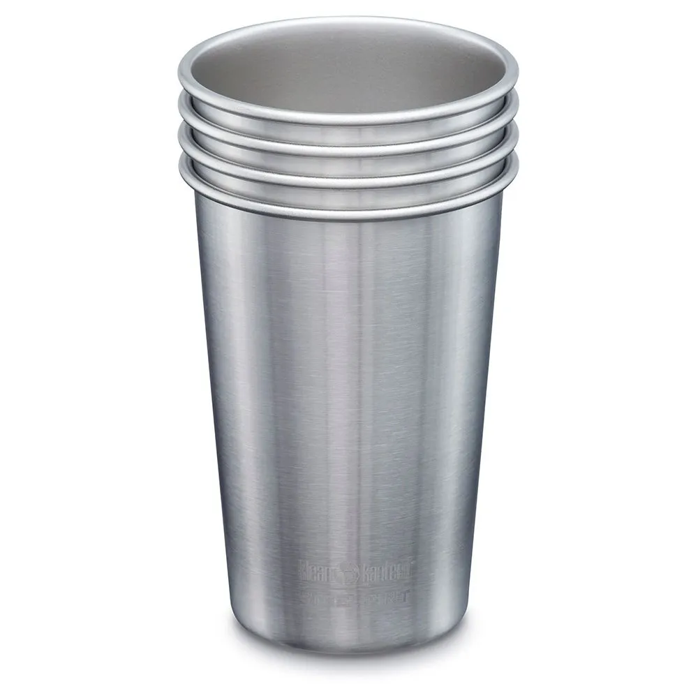 Klean Kanteen Kanteen Pint 4 Pack 470ml Glas, Brushed stainless, One Size Klean Kanteen Kanteen Pint 4 Pack 470ml Glas, Brushed stainless, One Size